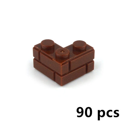 DIY Building Block Wall Figures Bricks - 1x2, 1x3 & 1x4 Small Construction Bricks for Creative Building & Educational Play