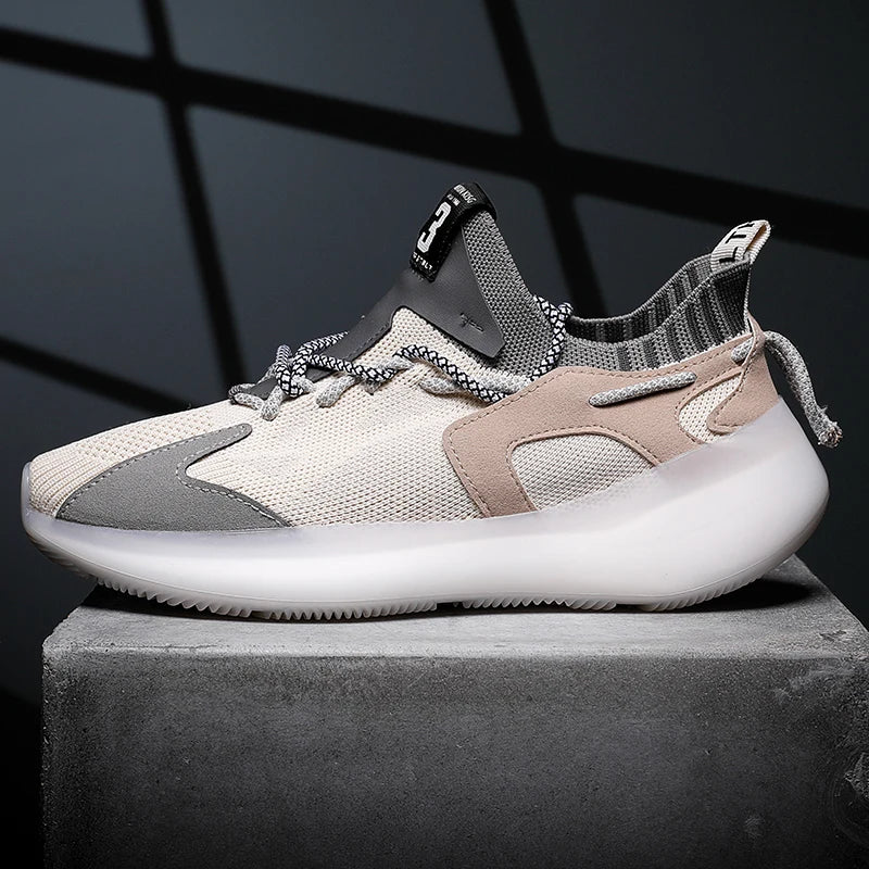 Summer Oversized Mesh Coconut Shoes - Lightweight Comfortable Sports Running Shoes for Men, Large Sizes up to 46