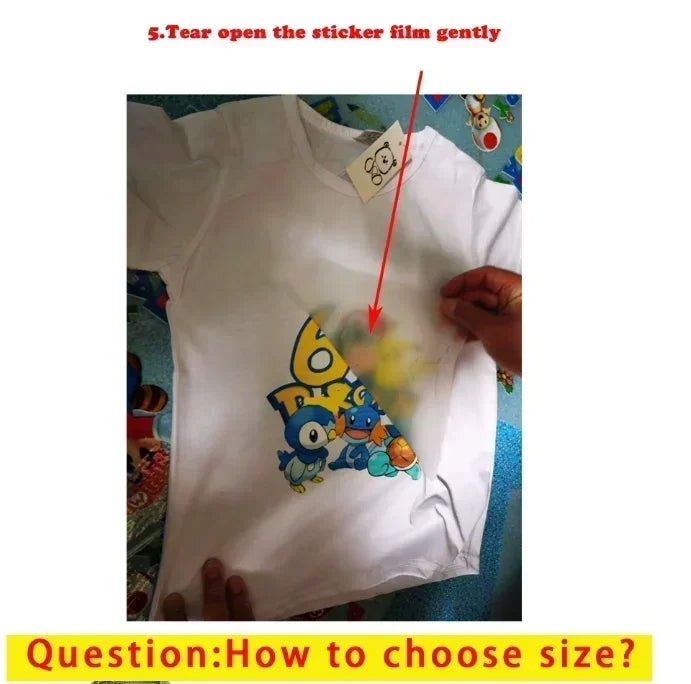 Dragon Ball Goku Heat Transfer Sticker – DIY Anime Iron-On Patch for T-Shirts & Sweatshirts