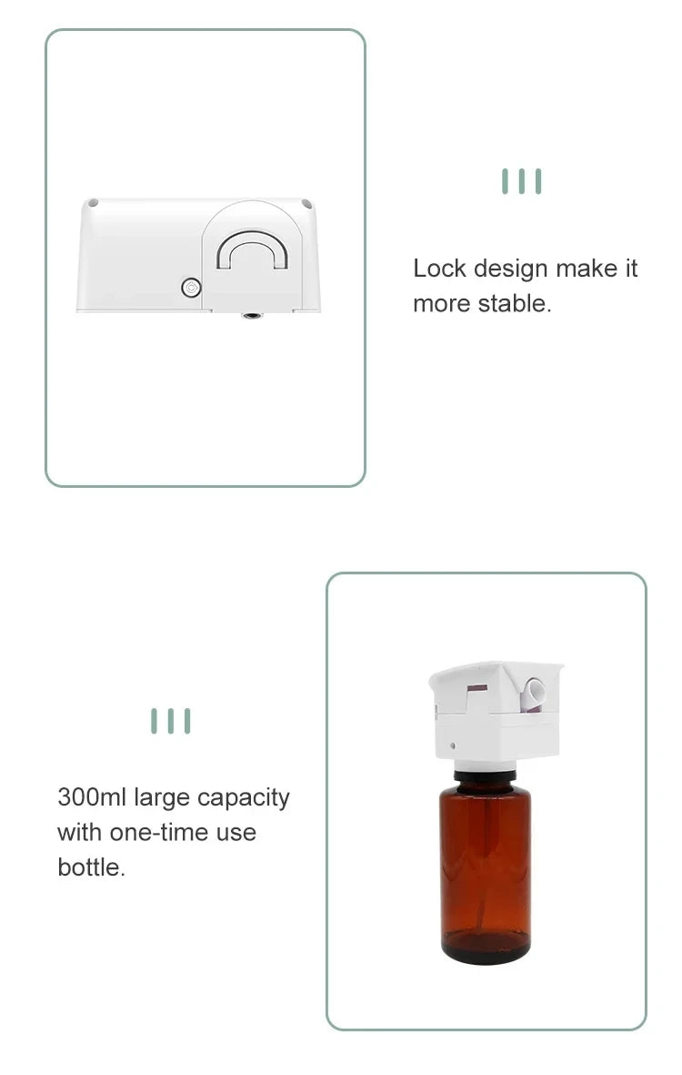 Waterless Fragrance Diffuser – 300ml WIFI-Controlled Air Freshener with Timer | Smell Distributor for Home & Hotel
