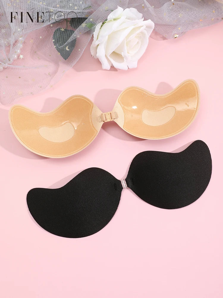 Invisible Stick-On Lift Bra for Women – Strapless Seamless Push-Up Anti-Convex Lingerie Accessory