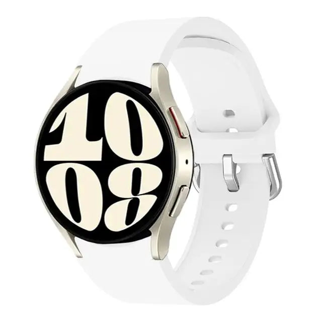 Samsung Galaxy Watch Silicone Sport Band - Replacement Strap for Galaxy Watch 4, 5, 6, 7, 5 Pro and Classic 40mm, 44mm, 45mm