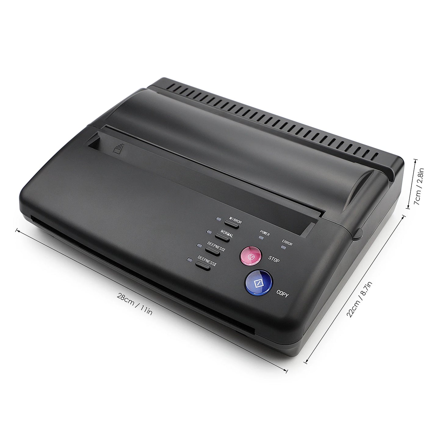 Tattoo Transfer Machine - Stencil Copier Printer, Thermal Drawing Tool for Tattoo Photos & Transfer Paper for Beginners