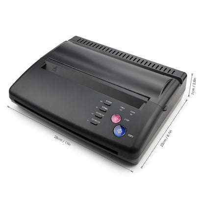 Tattoo Transfer Machine - Stencil Copier Printer, Thermal Drawing Tool for Tattoo Photos & Transfer Paper for Beginners