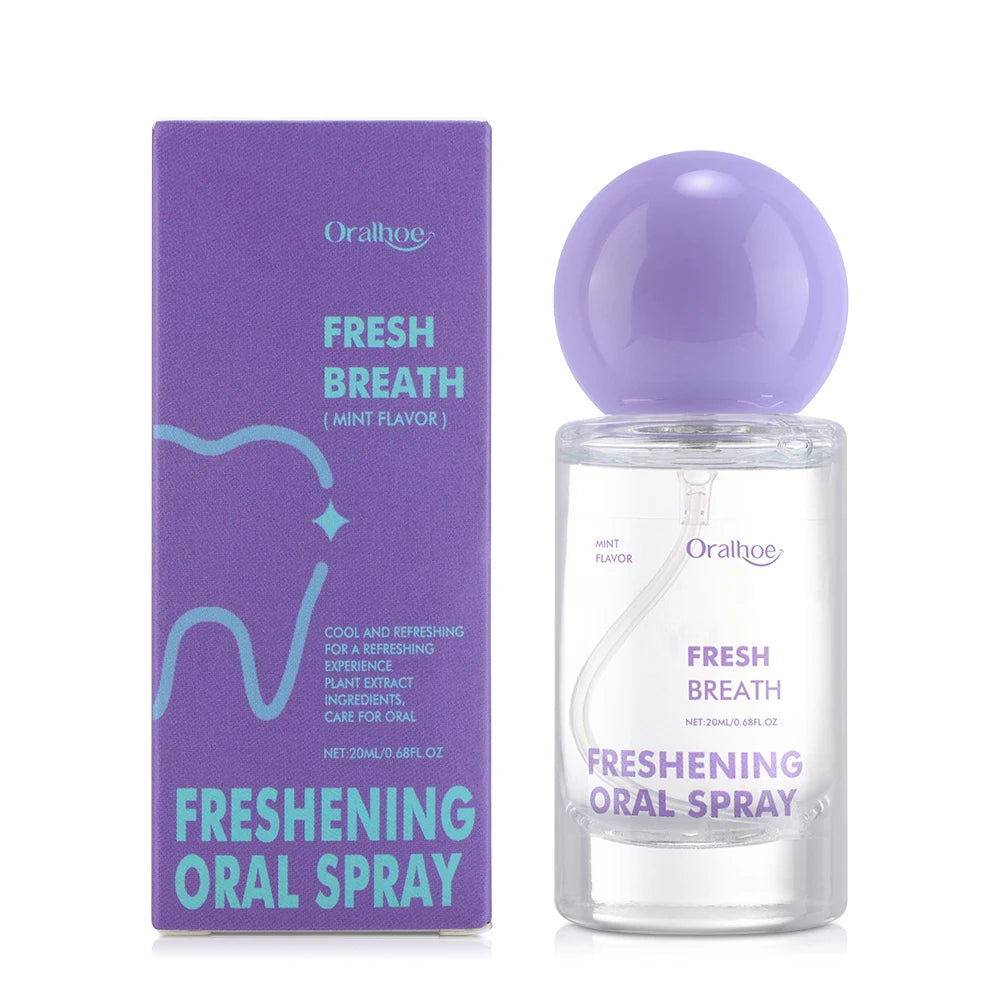 Mint Oral Breath Spray - Travel-Size Mouth Freshener for Long-Lasting Freshness and Daily Oral Care