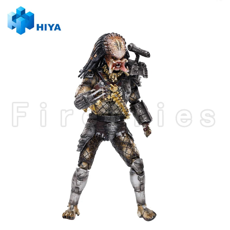 1/18 HIYA Mini Action Figure – Exquisite PREDATOR Open Mouth Jungle Anime Collectible Model Toy
