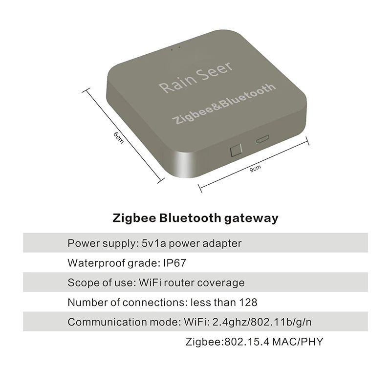 Rain Seer Tuya Zigbee Garden Watering Timer – WiFi Irrigation System with Mobile Remote Control
