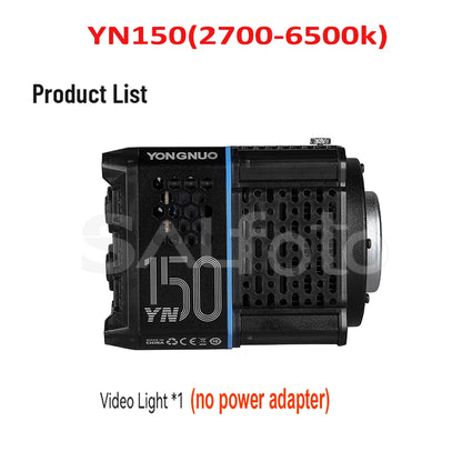 Yongnuo YN150 150W Portable LED Video Light - 2700–6500K COB Handheld Photography Fill Light for YN150Li/YN150S