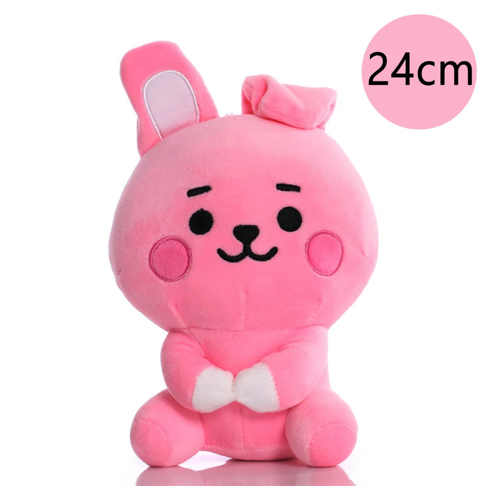 BT21 Cartoon Plush Toy Pendant - Shooky, Mang, Cooky & Tata Keychain, Phone Charm and Backpack Accessory Gift