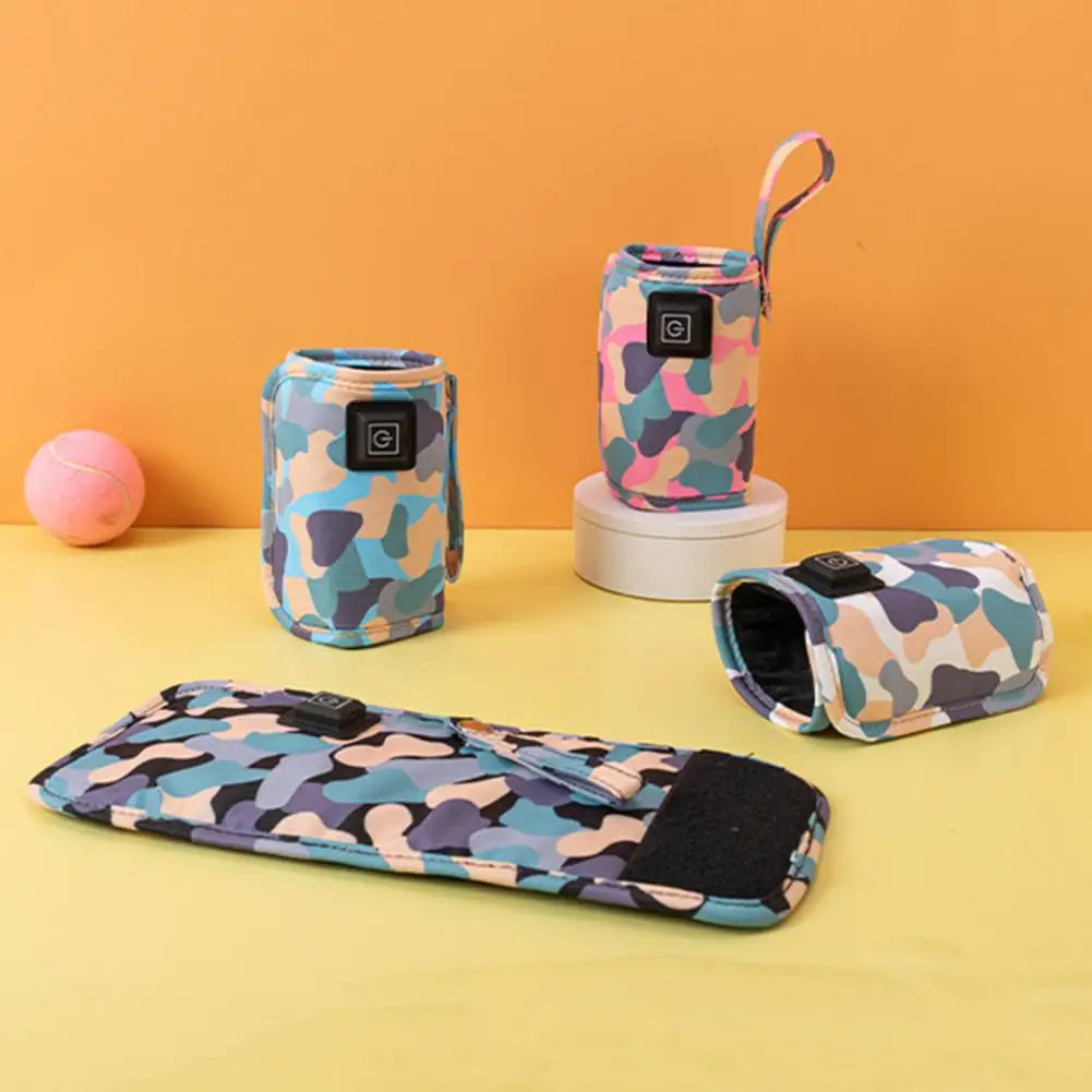 USB Milk Water Warmer: Insulated Travel Bag for Strollers - Safe Baby Nursing Bottle Heater, Ideal for Outdoor Winter Adventures