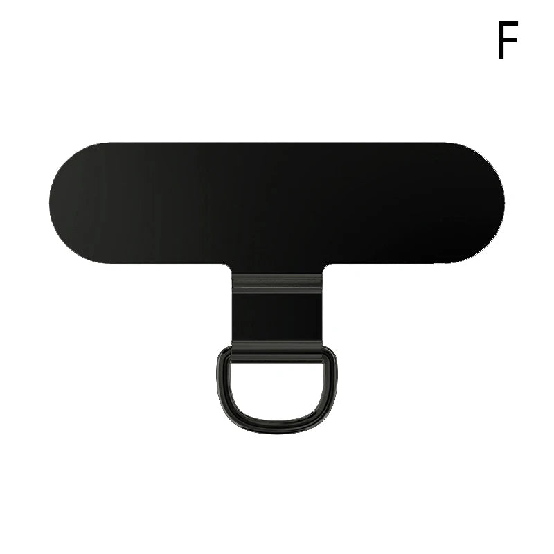0.3mm Metal Phone Tether Tab – 360° Rotating Phone Lanyard Patch Clip Replacement Hanging Strap Gasket Accessory