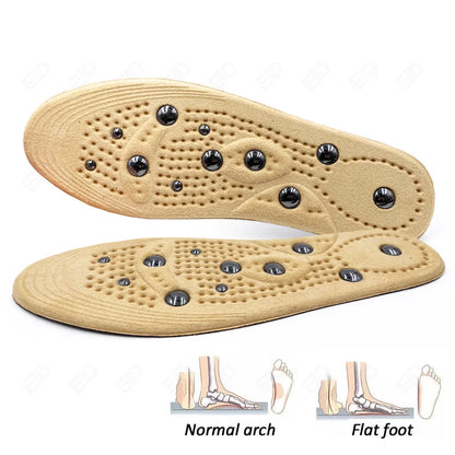 EiD Magnetic Therapy Foot Insoles – Soft Acupressure Sports Cushion for Men & Women