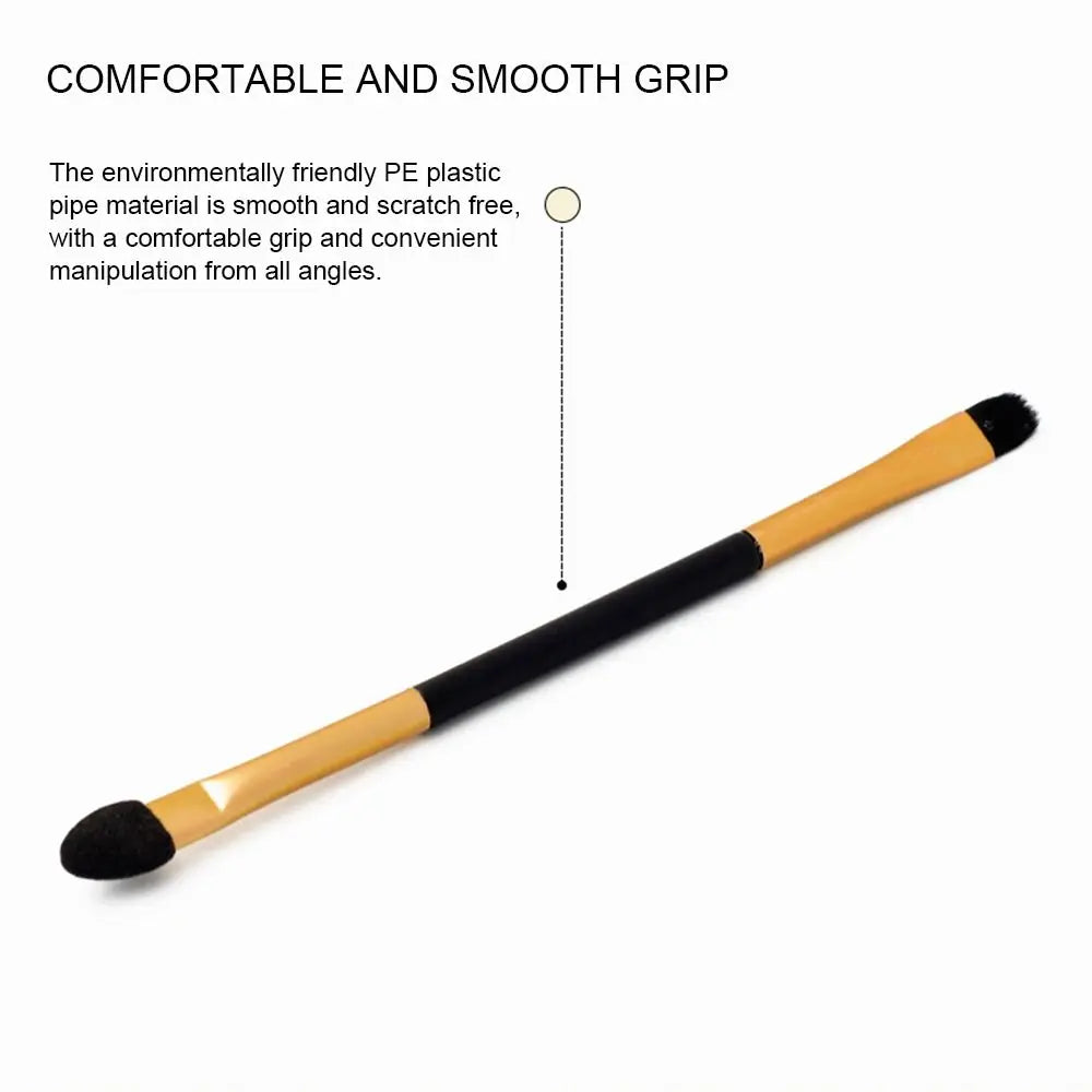 10pcs Double-Head Eye Shadow & Eyeliner Brush - Fashion Sponge Stick for Lip & Eyebrow Makeup Tools
