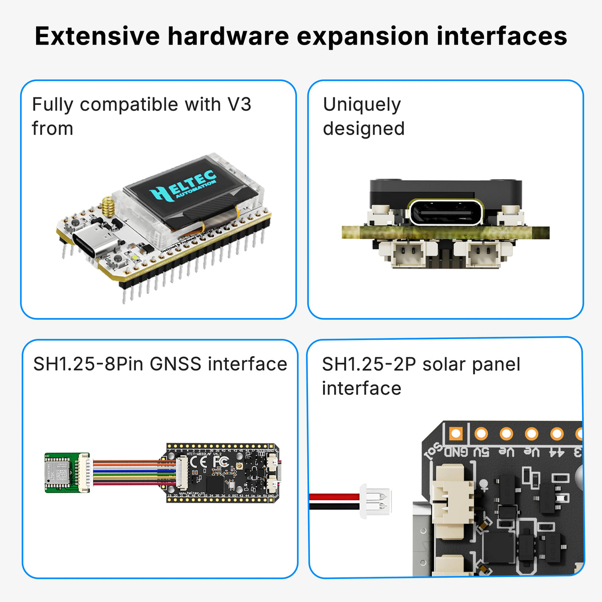 Heltec LoRa 32 V4 Development Board - ESP32 SX1262 WiFi LoRa BLE Mesh Network with 0.96" OLED Display and Case