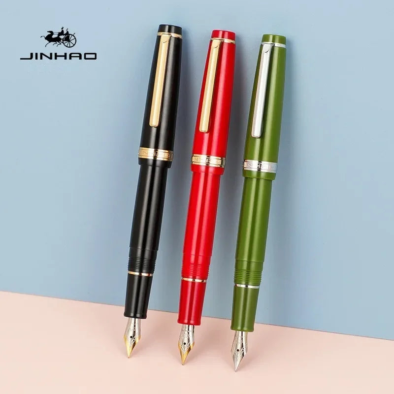 Jinhao 82 Fountain Pen: Extra Fine Nib (0.38/0.5/0.7mm) - Multicolor Luxury Elegant Writing Instrument for Office and School Supplies
