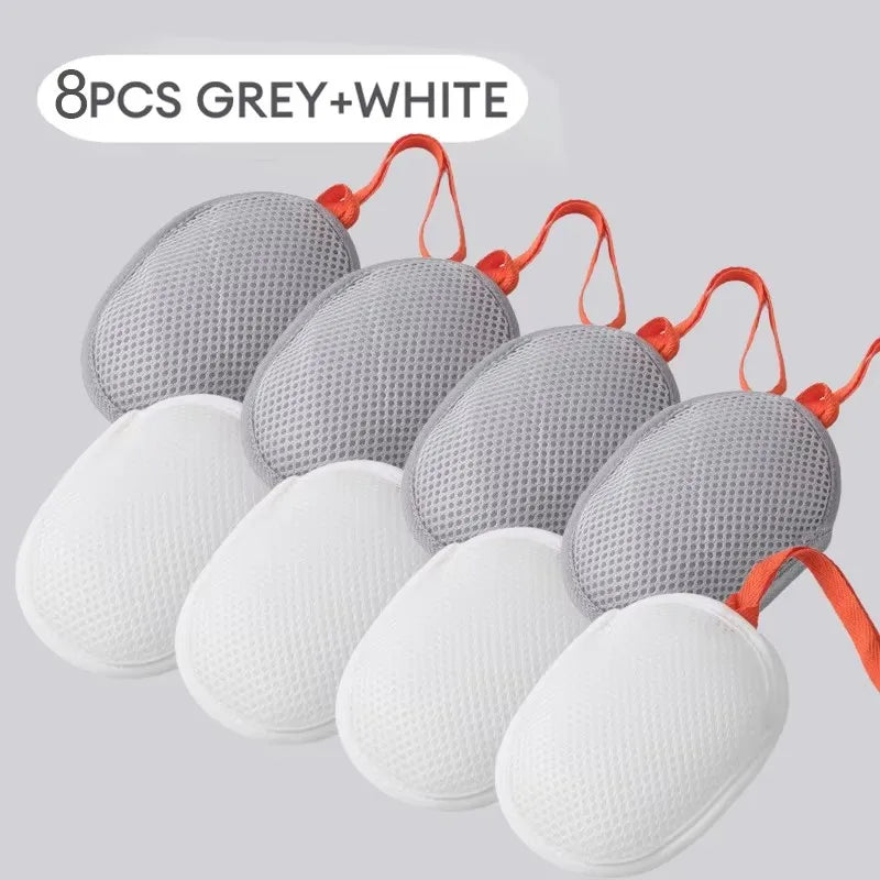 Foaming Soap Bag Mesh Pouch - Massage Exfoliator & Bathing Bubble Maker for Body Cleansing