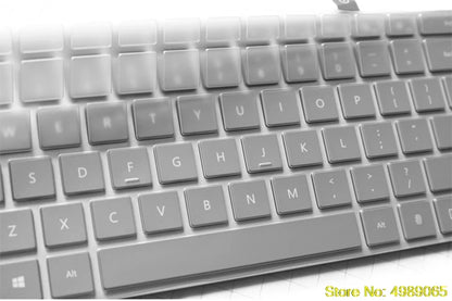 Microsoft Surface Studio Wireless Bluetooth Keyboard Cover - Transparent TPU Full-Size Keyboard Protector