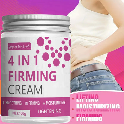 4-in-1 Body Firming Cream - Ginger, Aloe Vera & Coffee Extracts for Moisturizing Abdomen, Arms & Legs