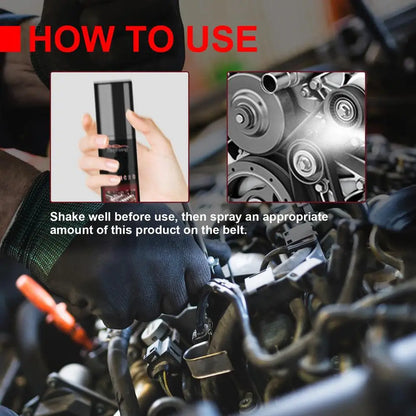 100ml Car Belt Noise Spray – Engine Belt Silencer & Lubricant for Prolonging Belt Life