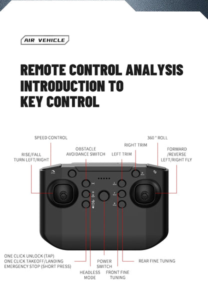 RC Plane with Camera – Remote Control Helicopter, Obstacle Avoidance, 2.4G EPP Foam Fighter Aircraft for Kids