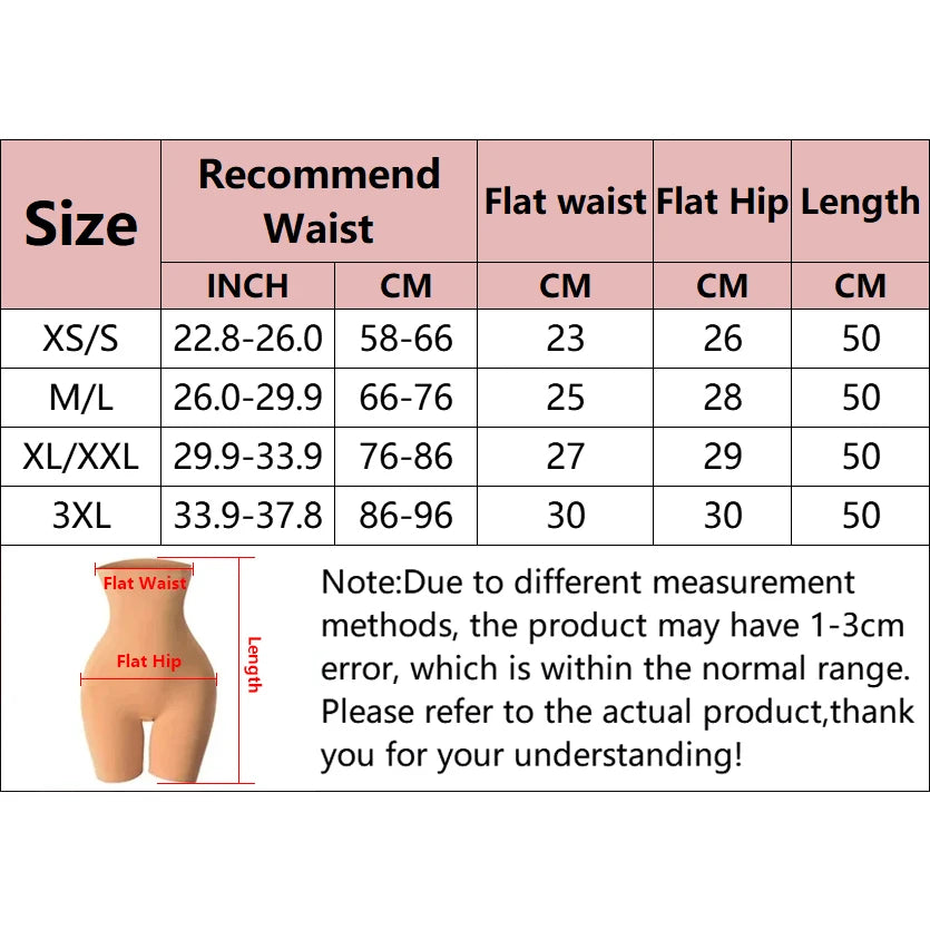 Women’s Seamless High-Waist Shapewear – Butt Lifter Tummy Control Slimming Panty Briefs