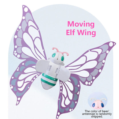 Electric Butterfly Fairy Wings with Lights — Moving Elf Angel Wings for Kids Cosplay & Dress Up