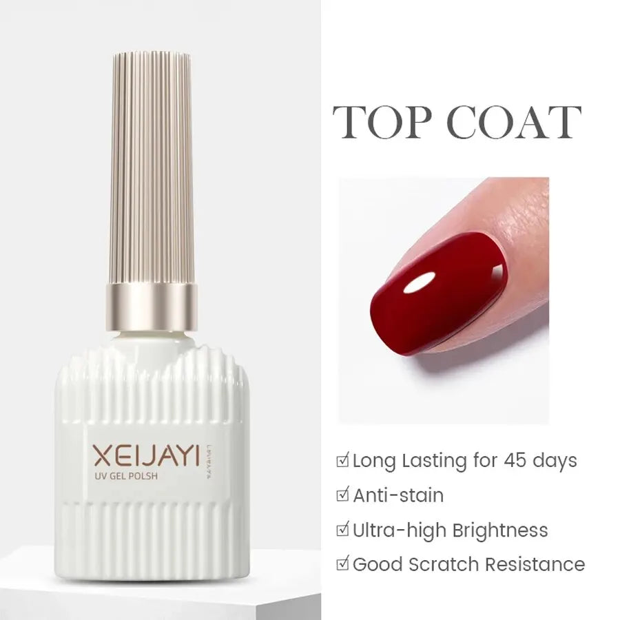 10ml Clear Builder Nail Gel – Strengthening Extension Gel & Base Coat in a Bottle, Soak-Off UV/LED Polish