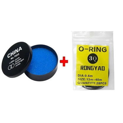 Watch Back O-Ring Gasket - Waterproof Silicone Seal with Grease Lubricant for Watch Crown and Case Repair