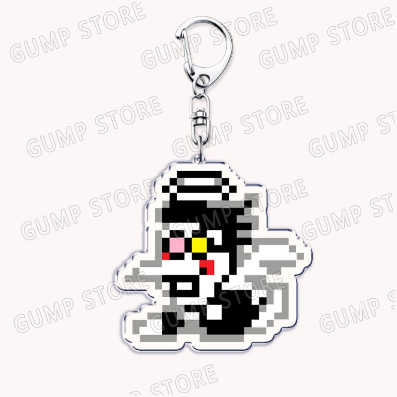 Deltarune & Undertale Keychains – Ralsei, Kris, Susie & Spamton Fan Gaming Accessories