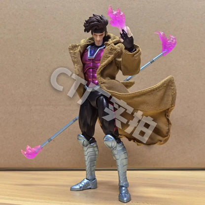 Ct Toys 1/12 Gambit Action Figure — Mafex 131 X-Men Comic Version | Anime Model Collectible Gift for Kids