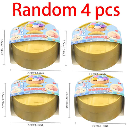 Colorful Dumpling Squishy Toy - Blind Box Stress Relief Squeeze Toy for Anxiety Relaxation and Fun