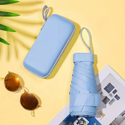 Ultra-Light Portable Mini Umbrella — Sixfold UV-Resistant Travel Umbrella (1pc)