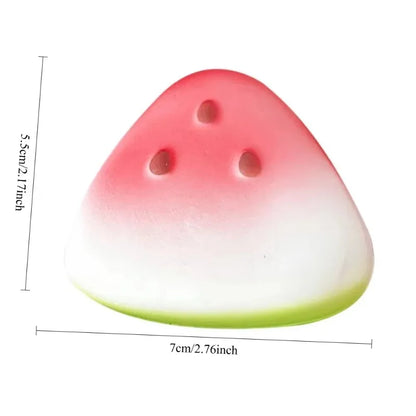Watermelon Squishy Fidget Toy – Slow Rising Anti-Stress Squeeze Fruit Stress Reliever Toy for Anxiety & Relaxation