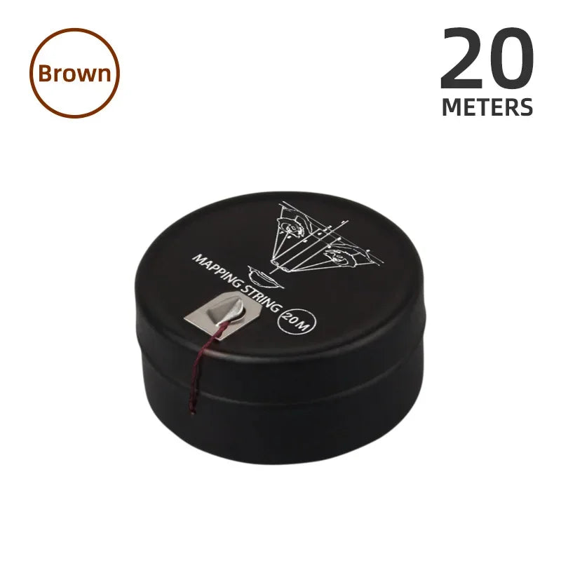 Microblading Eyebrow Mapping String - 10/20M Pre-Inked Brow Mapping Thread Marker for Permanent Makeup Tattoo Design
