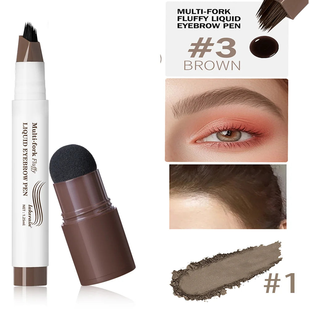 Waterproof Hairline Root Concealer Pen - Instant Gray Coverage Powder Stick for Easy Blending and Natural-Looking Hair Touch-Ups