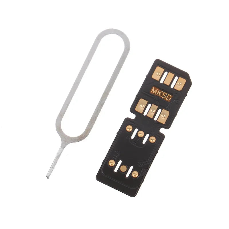 MKSD Ultra V5.5 Unlocking Card Stickers – Compatible with iPhone 6-13 Series (Black & Blue Options)