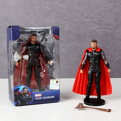 ZD Toys Avengers Legends Action Figures – Iron Man, Spider-Man, Thor, Captain America, Thanos, Hulk, War Machine Gift Set