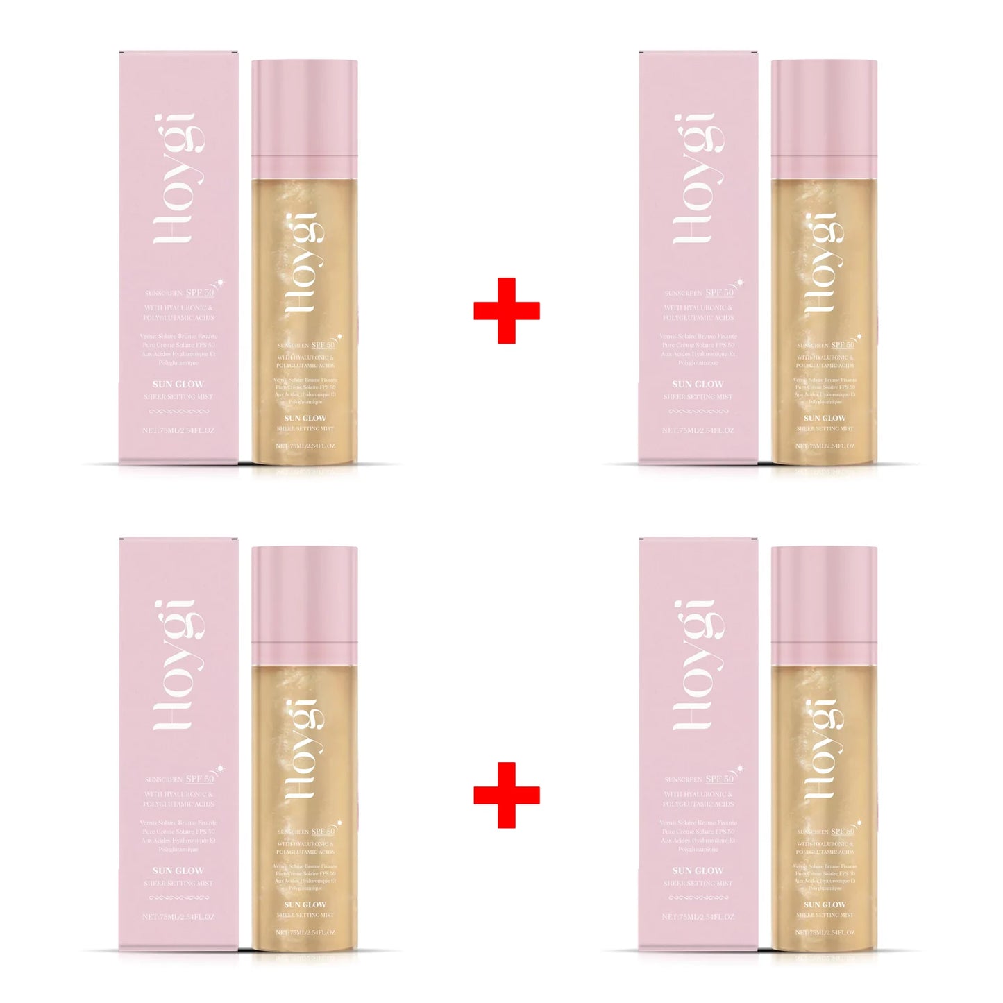 Hoygi SPF 50+ Matte Setting Spray — Long-Lasting Oil-Control Waterproof Makeup Fixer (Non-Greasy)