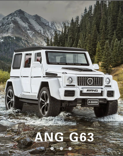 1:32 Mercedes Benz G63 Diecast Model Car with Sound & Light – Off-road SUV Miniature Alloy Toy Gift for Boyfriend