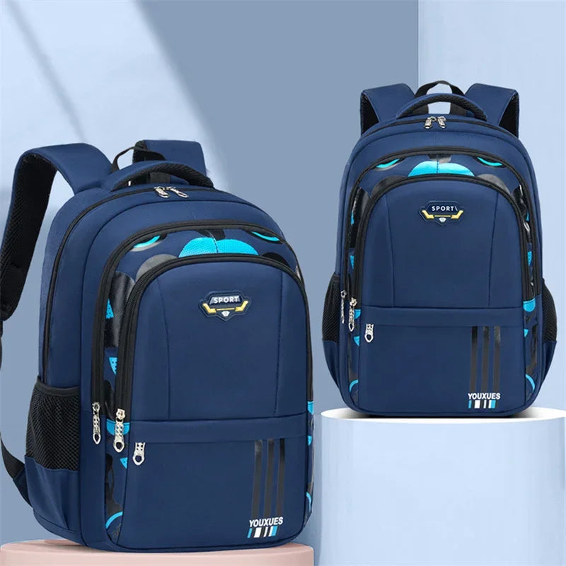 2024 New Kids School Backpack - Waterproof Book Bag for Boys, Durable Primary Schoolbag for Teenagers
