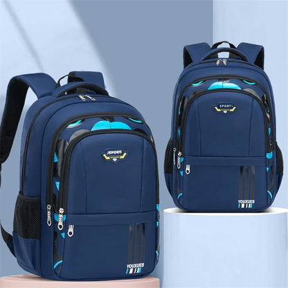 2024 New Kids School Backpack - Waterproof Book Bag for Boys, Durable Primary Schoolbag for Teenagers
