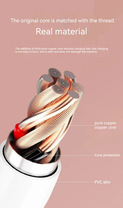 NNBILI 2024 New 6A Extra Long 1M-14M USB Micro/Type C Fast Data Cable – Compatible with Xiaomi, Huawei, PS4/5, VR & Android Phones