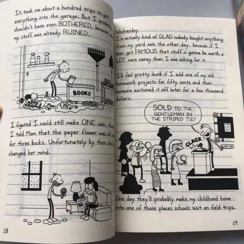 10-Book Set Diary of a Wimpy Kid – English Children’s Fiction Books Volumes 1-10