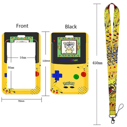 Pikachu Neck Strap Lanyard for Keys – ID Badge Holder, Keychain, Key Rings, Fashion Accessory Gift