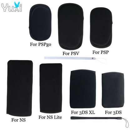 YuXi Soft Protective Carrying Case – Storage Pouch for PSV PSP 1000/2000/3000, PSP Go, New 3DS & Switch Lite Console