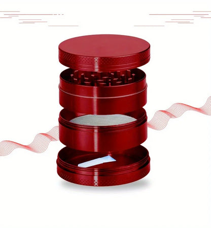 40mm 4-Layer Metal Herb Grinder – Spice & Tobacco Crusher Shredder for Smoking Accessories