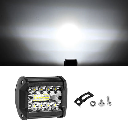4" / 7" LED Work Light Bar 144W/120W Spot Flood Combo – Off-Road Lighting for Car, Tractor, Boat, Truck, SUV & ATV Repair & Utility Use