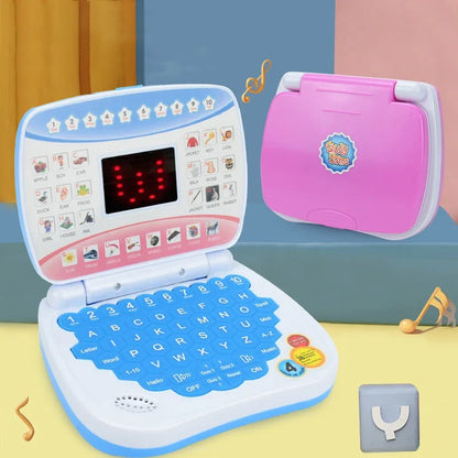 Kids English Learning Laptop Toy – Educational Computer for Boys & Girls with ABC, Numbers, Words, Spelling, Math & Music
