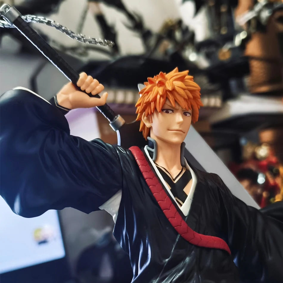 Bleach Anime Figures - Ichigo, Byakuya & Toushirou PVC Action Statues