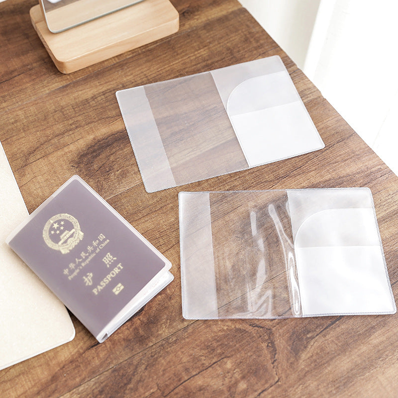 Waterproof PVC Passport Cover & Wallet – Business Card & Document Holder Pouch